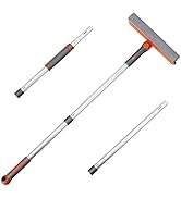 eazer Window Squeegee Cleaning Kit, 2-in-1 Rotatable Car Squeegee for Window Cleaning, Window Was...