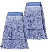 Mop Head Replacement, Cleaning Heavy Duty Mop Head Commercial Replacement, Wet Industrial Blue Co...