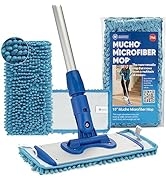 10" Mucho Mop Microfiber Mop System - Mops for Floor Cleaning - Hardwood Floor Mop for Tile, Lami...